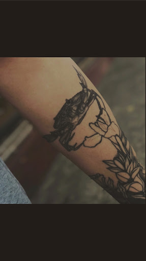 Explore railroad tattoo ideas, creative tattoo ideas in Graham, available at Transcendence Art Studio & Tattoo