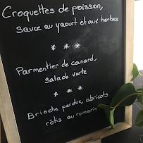 l'Atelier gourmand à Laval menu
