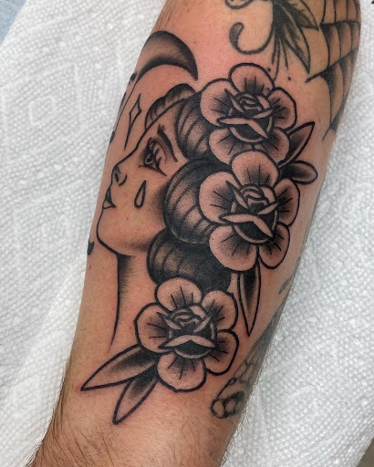 Explore beach tattoo ideas small, creative tattoo ideas in Channahon, available at Supersauce Tattoo Company
