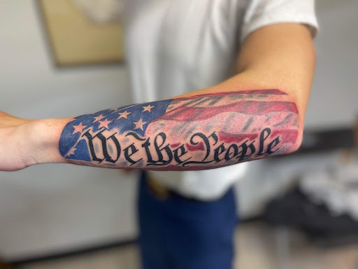 Explore finger tattoo ideas for guys, creative tattoo ideas in Easley, available at Peach Pit Tattoo