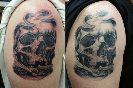 Explore wilderness tattoo ideas, creative tattoo ideas in Foley, available at Black Sheep Custom Tattoos and Piercings