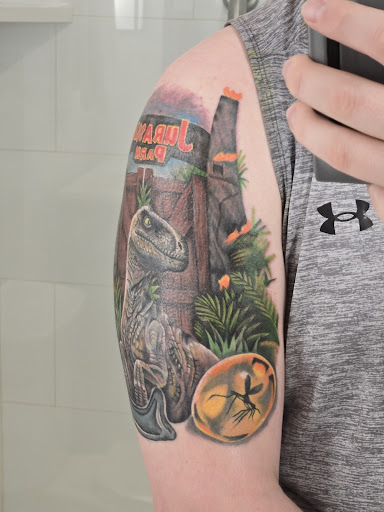 Explore baddie tattoo ideas, creative tattoo ideas in Martinsburg, available at 100 Proof Tattoo