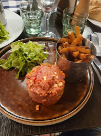 Steak tartare du Restaurant français Chez Charlotte à Podensac - n°10