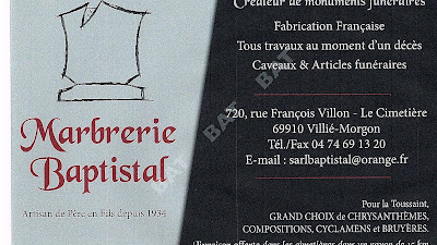 Baptistal Père Et Fils SARL à Villié-Morgon