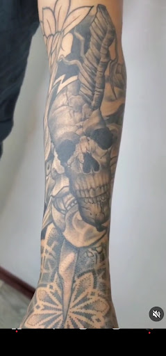 Explore tribal cover up tattoo ideas, creative tattoo ideas in Riverside, available at Darkstar Tattoo CA