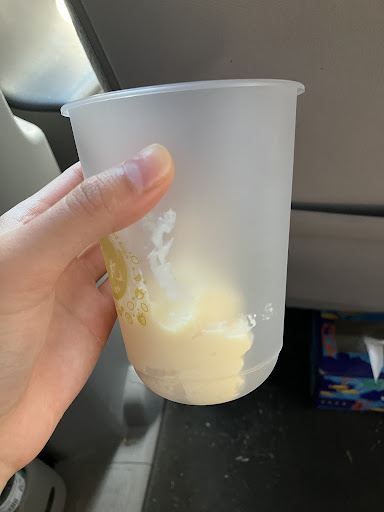 Ice cream that was supposed to be in my drink 