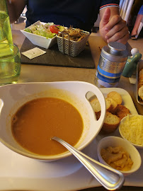 Soupe de potiron du Restaurant méditerranéen Le Dauphin à Le Grau-du-Roi - n°9