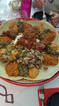 Injera du Restaurant Wollo Traiteur Éthiopien à Auxerre - n°2