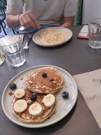 Pancake à la banane du Saladerie CHOP N' SHAKE - Bar à salade, Brunch à Lyon - n°4