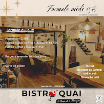 Restaurant Le Bistro’quai 2 quai de Loire Georges simenon 18300 saint satur à Saint-Satur (le menu)