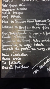 Polette à Clichy menu
