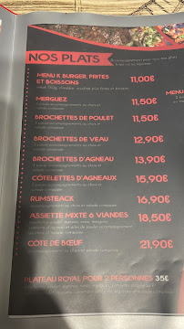 Restaurant de grillades Restaurant Le K à Mulhouse (le menu)