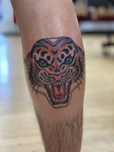 Explore tattoo ideas for men wolf, creative tattoo ideas in Wakefield, available at Wakefield Tattoo