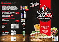 Carte du Snack Zaza Kebab à Auchy-les-Mines