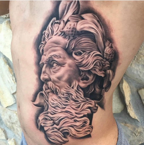 Explore calf leg tattoo ideas, creative tattoo ideas in Junction City, available at Junction City Tattoo