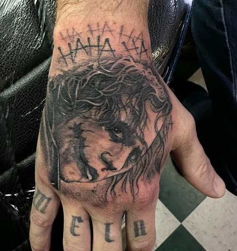 Explore rat fink tattoo ideas, creative tattoo ideas in Riverside, available at The Madd Tatterz Tattoo Parlor