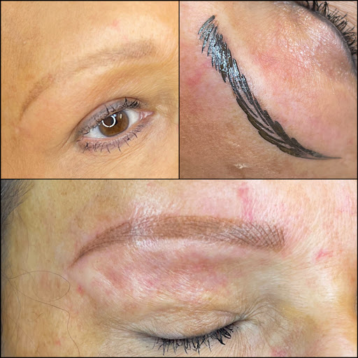 Explore butterfly arm tattoo ideas, creative tattoo ideas in Peoria Heights, available at BeautiFULL Brows By Jen Microblading - Permanent Makeup Wild Honey Beauty Studio