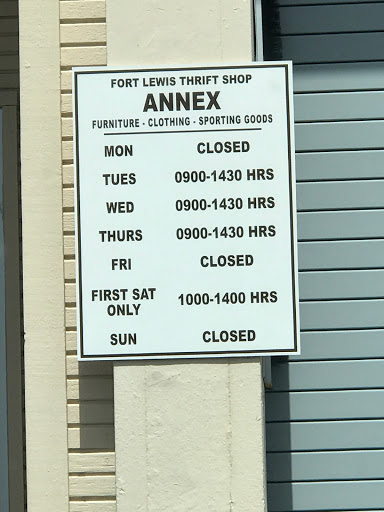 Thrift Store «Fort Lewis Thrift Shop», reviews and photos, 2070 Pendleton Ave, Lewis Mcchord, WA 98433, USA