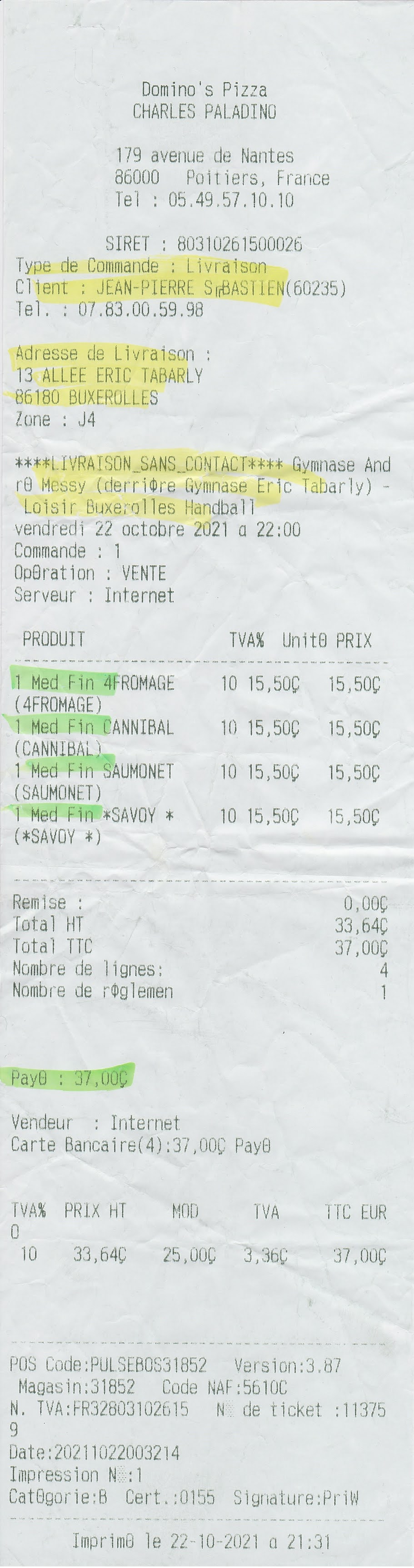 Photo n° 1 de l'avis de Sébastien.E fait le 07/01/2020 à 18:32