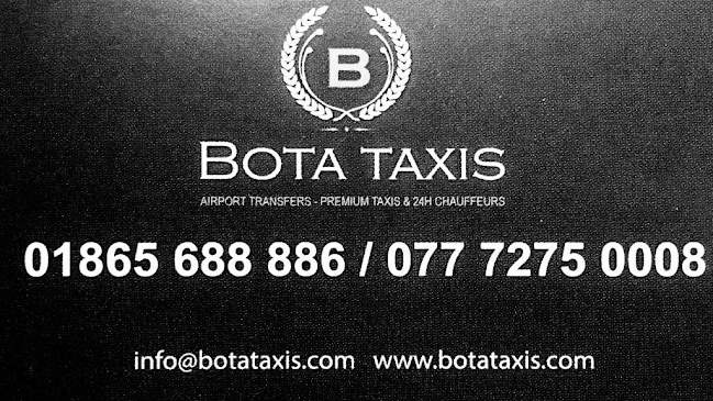 Reviews of BOTA Taxis in Oxford - Taxi service