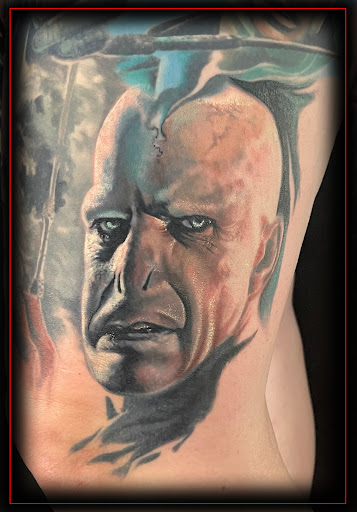 Explore shoulder blade tattoo ideas, creative tattoo ideas in Omaha, available at Eternal Tattoo & Body Piercing - Omaha