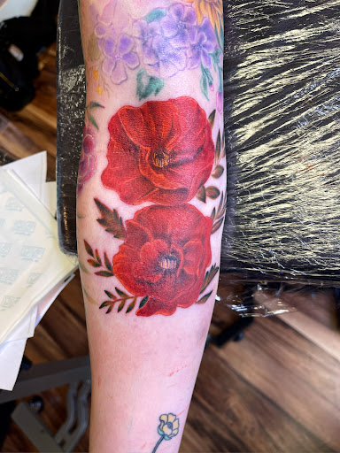 Explore cop tattoo ideas, creative tattoo ideas in Groton, available at MIDNIGHT ANGEL STUDIO