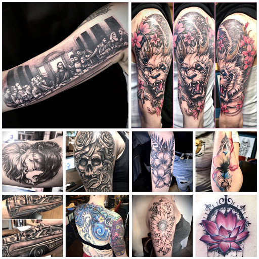 Explore royalty tattoo ideas, creative tattoo ideas in Albuquerque, available at Evil Emporium of Tattoos