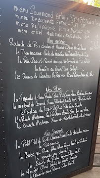Restaurant La grange de labahou à Anduze menu
