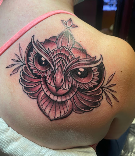 Explore deadpool tattoo ideas, creative tattoo ideas in Toledo, available at Steel Addictions