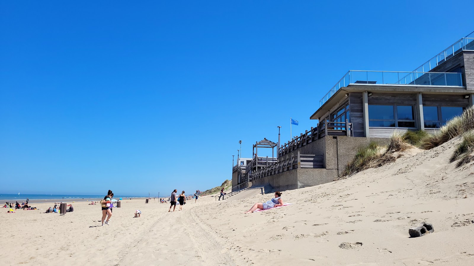 Plage de Zuydcoote'in fotoğrafı düz ve uzun ile birlikte