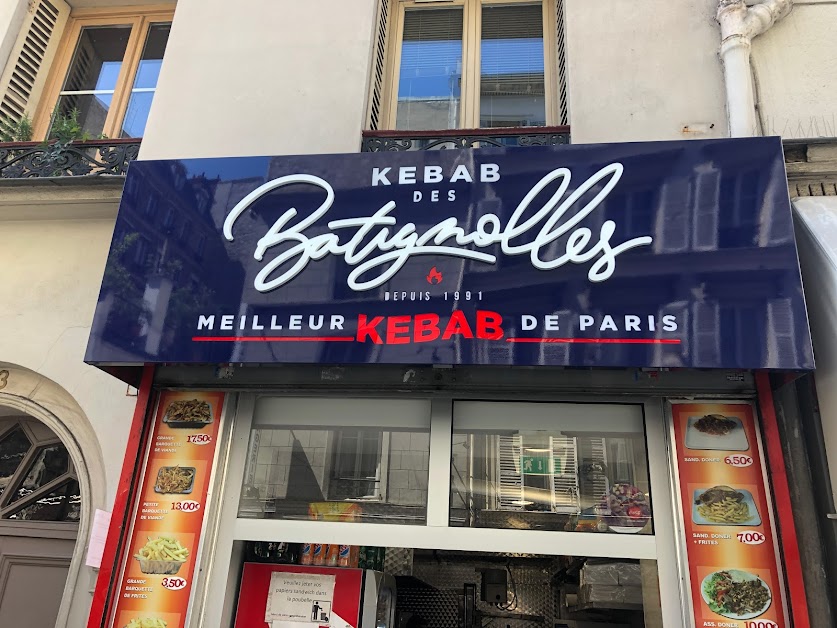 Kebab Des Batignolles Meilleurs kebab de Paris 75017 Paris