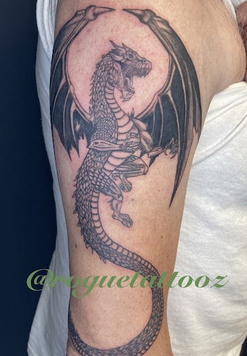 Explore april birth flower tattoo ideas, creative tattoo ideas in Bristol, available at Rogue Tattoos