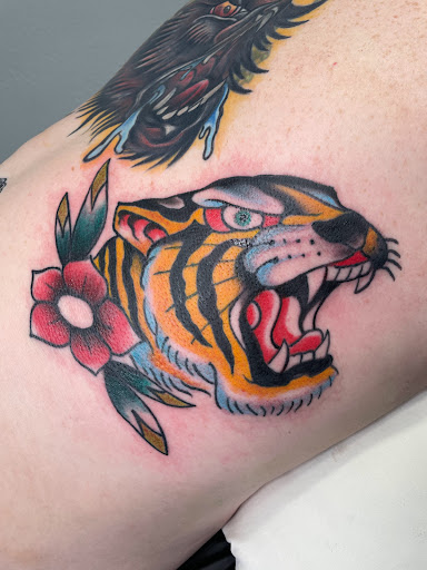 Explore tattoo ideas for name cover up, creative tattoo ideas in Beaumont, available at Solid Black Ink Tattoo Parlor