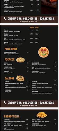 Menu / carte de Ristopizza Taccona à Muggiò