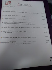 LA TABLE D'OLIV à Le Quesnoy menu