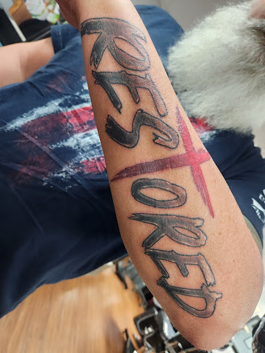 Explore la tattoo ideas, creative tattoo ideas in Rogers, available at Saved by Grace Tattoo Studio