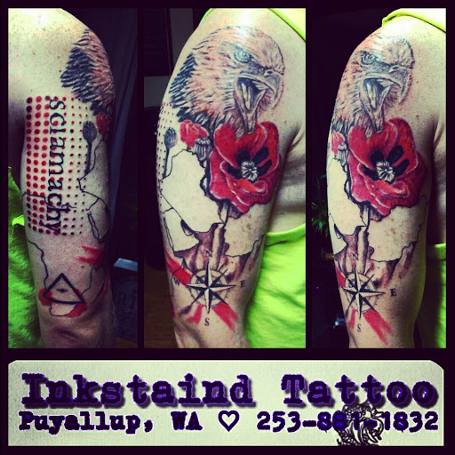 Tattoo Shop «Inkstaind Tattoo Studio», reviews and photos, 1210 E Main Ave, Puyallup, WA 98372, USA