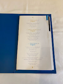 Le Train Bleu à Paris menu