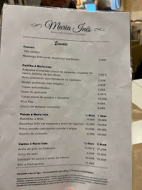 Maria Inês Restaurante & Brunch à Porto menu