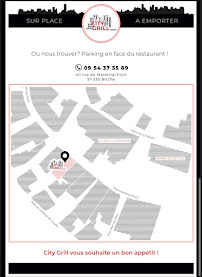 Restaurant Citygrill à Bitche (la carte)