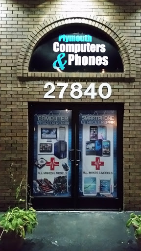 Phone Repair Service «Plymouth Computers & Phones», reviews and photos, 27840 Plymouth Rd, Livonia, MI 48150, USA