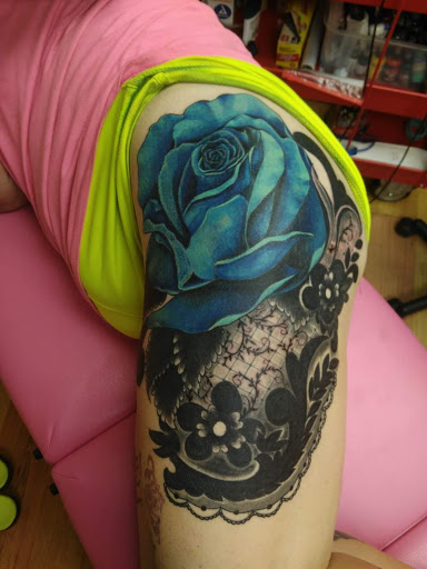 Explore december birthday tattoo ideas, creative tattoo ideas in Groves, available at Billet Tattoo Studio