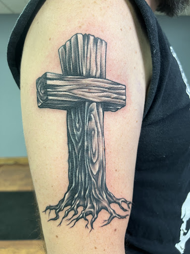 Explore music tattoo ideas men, creative tattoo ideas in Adrian, available at Good Life Tattoo Co.