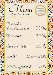 Carte du Pasticceria Sannino à Ercolano