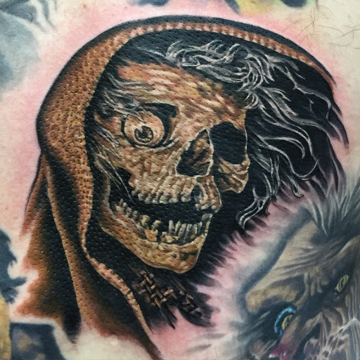 Explore god's plan tattoo ideas, creative tattoo ideas in Marietta, available at Lucky Draw Tattoos III