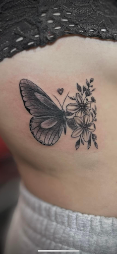 Explore shin tattoo ideas, creative tattoo ideas in Demotte, available at Revelations Tattoo Parlor