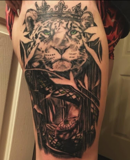Explore thin tattoo ideas, creative tattoo ideas in Stevens Point, available at Black Rabbit Tattooing