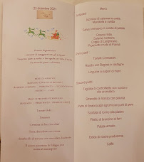 Menu du Ristorante Trattoria Rosetta à Passarera