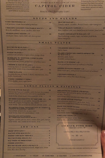 Gluten-Free Restaurant «Capitol Cider», reviews and photos, 818 E Pike St, Seattle, WA 98122, USA