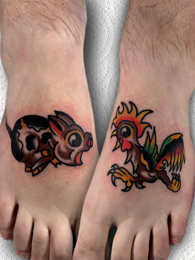 Explore tattoo ideas for animal lovers, creative tattoo ideas in Johnson City, available at Gold Cross Tattoo Co.